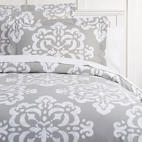 Ikat Medallion Duvet Cover