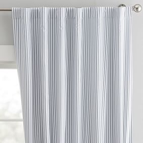 Simple Ticking Stripe Blackout Curtain