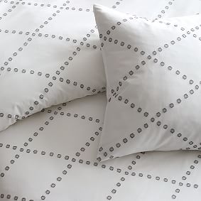 Textured Diamond Duvet Cover