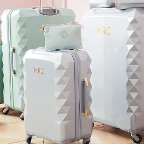 Luxe Hard-Sided Silver Carry-on Spinner