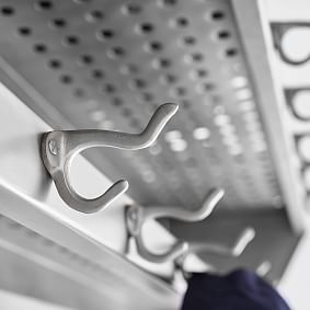 Locker Shelf with Hooks