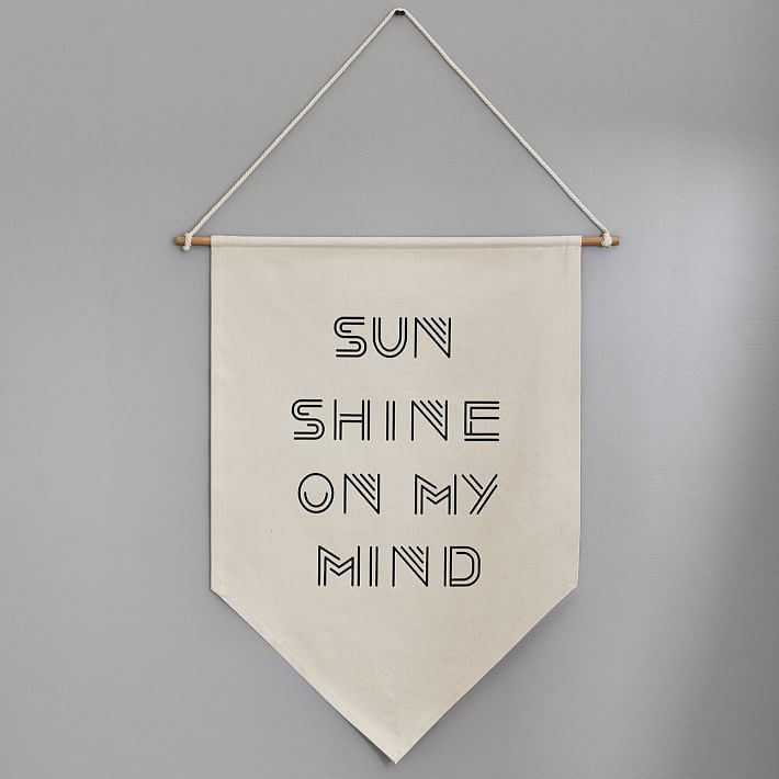 Sunshine Canvas Banner