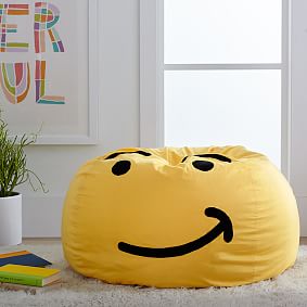 Emoji Bean Bag Chair Pottery Barn Teen