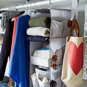 Rotating Hanging Closet Storage