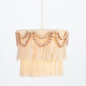 Tiered Fringe Chandelier