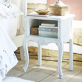 Pottery shops Barn teen bedside table nightstand shelf