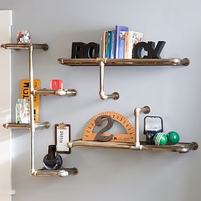 Iron Pipe Shelving