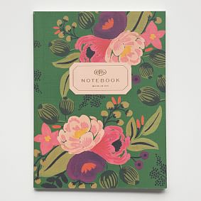 Rifle Paper Co. Vintage Blossoms Notebooks, Set of 2