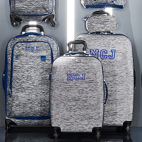 Hard-Sided Gray Static Carry-On Spinner