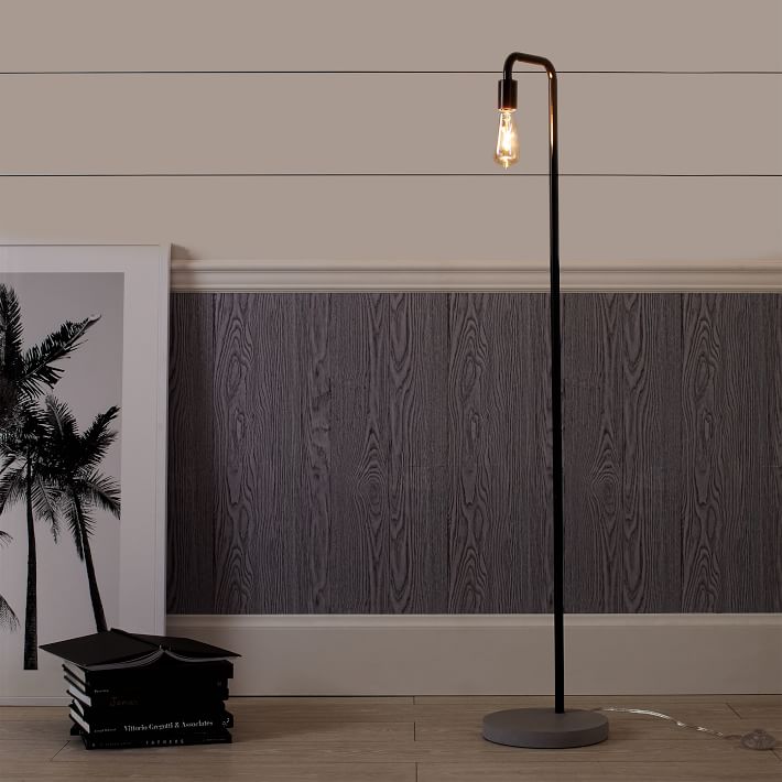 Cement Base Floor Lamp