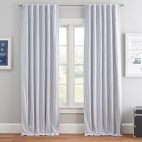 Simple Ticking Stripe Blackout Curtain