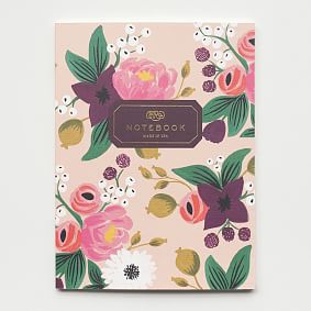 Rifle Paper Co. Vintage Blossoms Notebooks, Set of 2