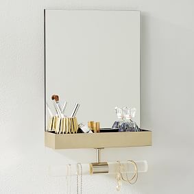 Must go! sold pbteen frosted acrylic beauty mirror