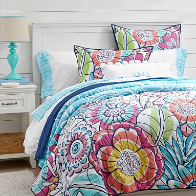 PB Teen West Elm Twin/Twin XL outlets Sunrise comforter