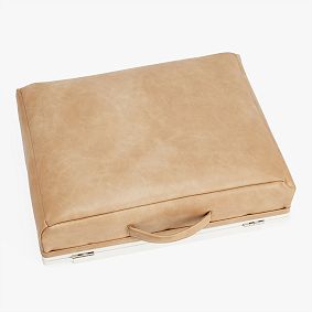 Vegan Leather Cream Adjustable Lapdesk