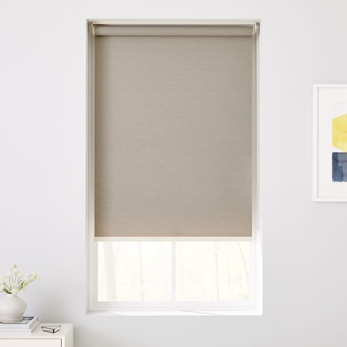 Custom Size Woven Cordless Roller Shade Pottery Barn Teen