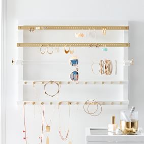 Elle Lacquer Wall Jewelry Organizer