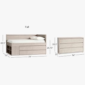 Costa Captain's Corner Bed &amp; 6-Drawer Dresser Set