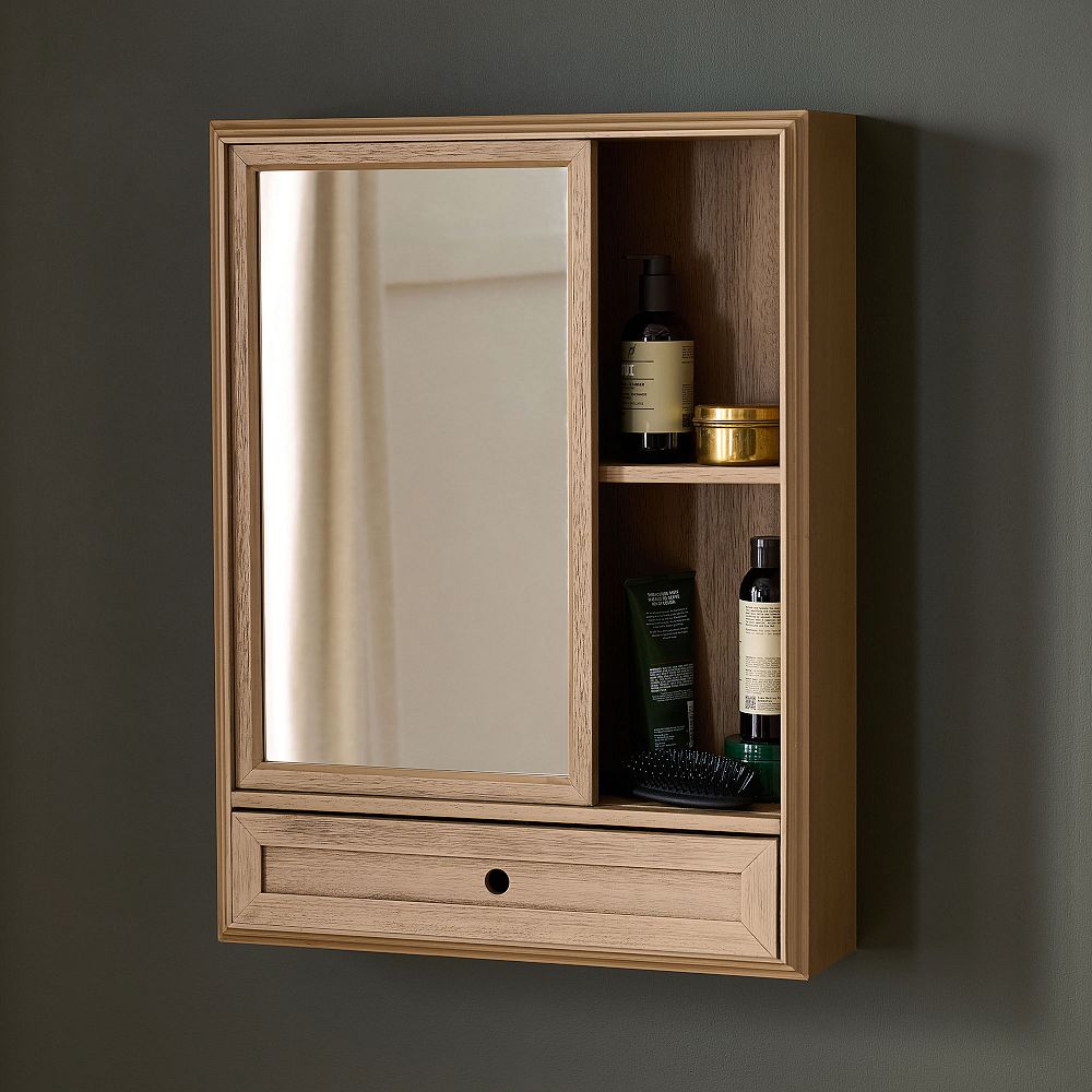 Get-Ready Vanity With Sliding Mirror (20&quot;x26&quot;)