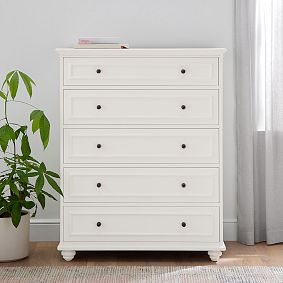 Chelsea 5-Drawer Tall Dresser (38.5w x 22.5d&quot;)