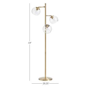 Glass Spotlight Floor Lamp