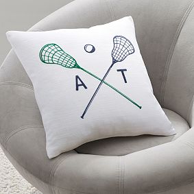 Lacrosse Monogram Pillow Cover