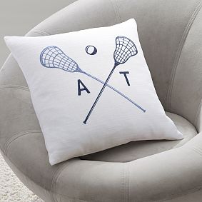 Lacrosse Monogram Pillow Cover