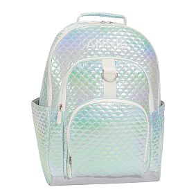 Gear-Up Aqua Scallop Metallic Backpack
