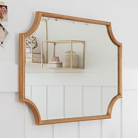 Scallop Gold Leaf Mirror