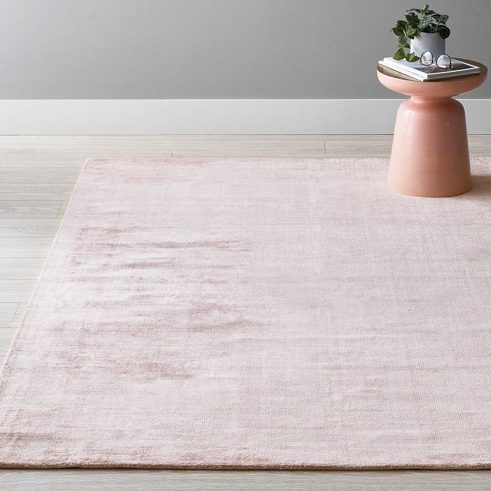 Solid Viscose Rug