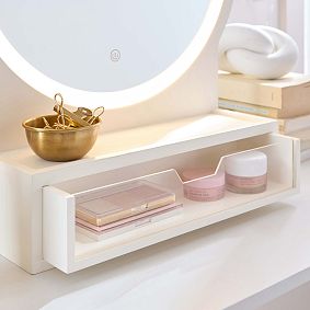 Wood &amp; Acrylic Light-Up Vanity (20&quot;x24&quot;)