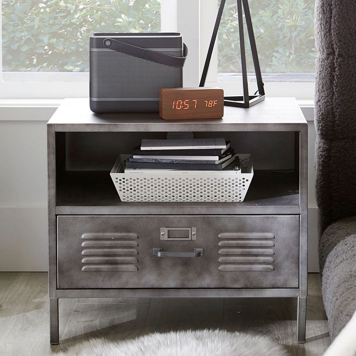 Locker Teen Nightstand Pottery Barn Teen