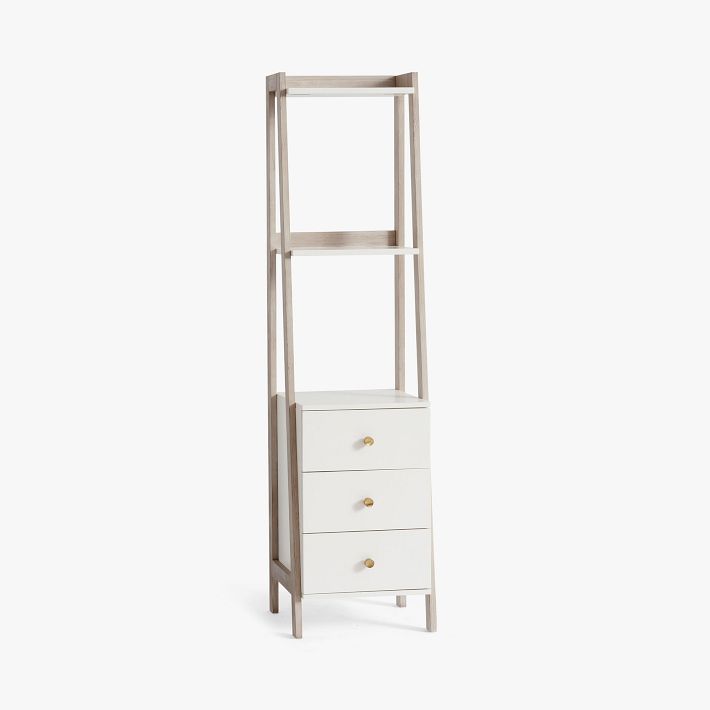 Highland Narrow Bookshelf with Storage Drawers (18&quot;)