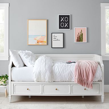 Auburn Storage Daybed Full Simply White