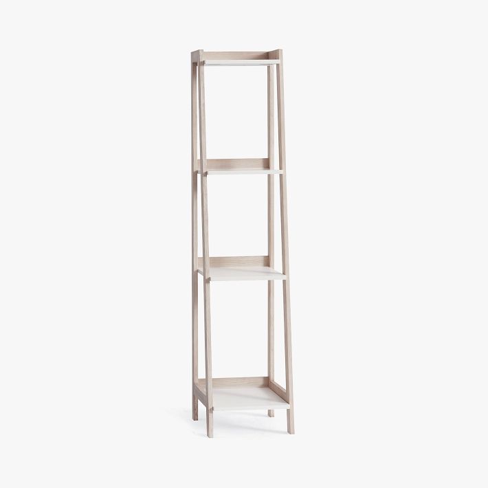 Highland Narrow Storage Bookshelf Pottery Barn Teen