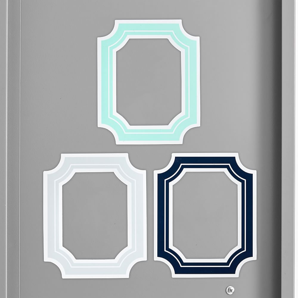 Decal Picture Frames, Set of 3