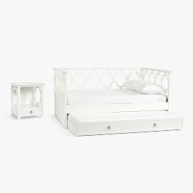 Elsie Daybed with Trundle &amp; Nightstand Set