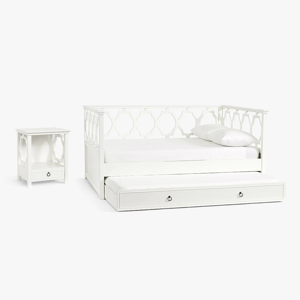 Elsie Daybed with Trundle &amp; Nightstand Set