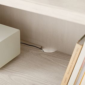Costa Double 3-Shelf Bookcase (80&quot;)