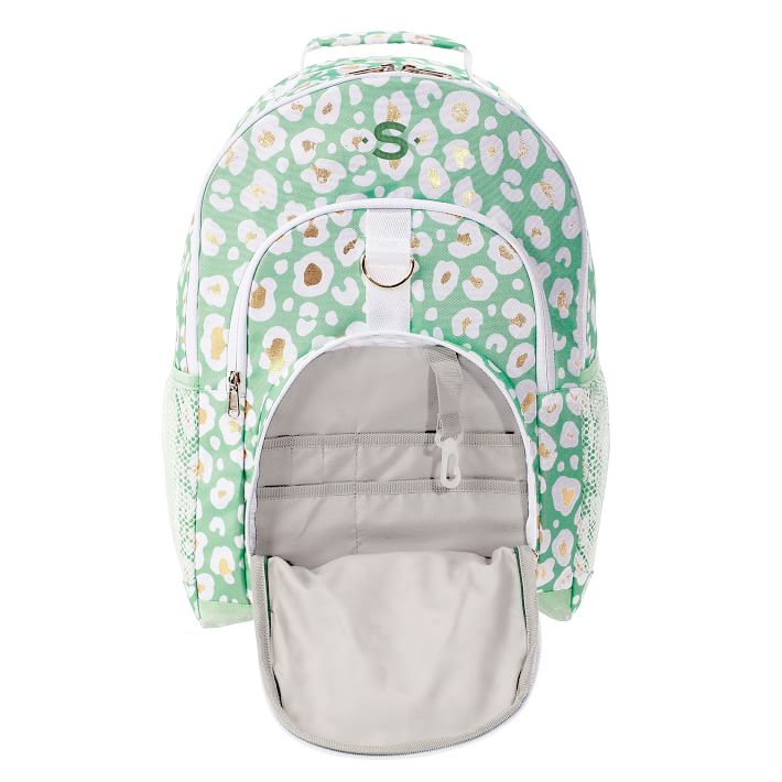 Pottery Barn Aqua Cheetah selling Print Backpack