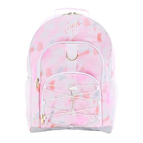 Gear Up Claire Pink Brushstrokes  Backpack