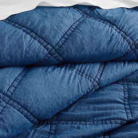 Denim Washed Rapids Sham