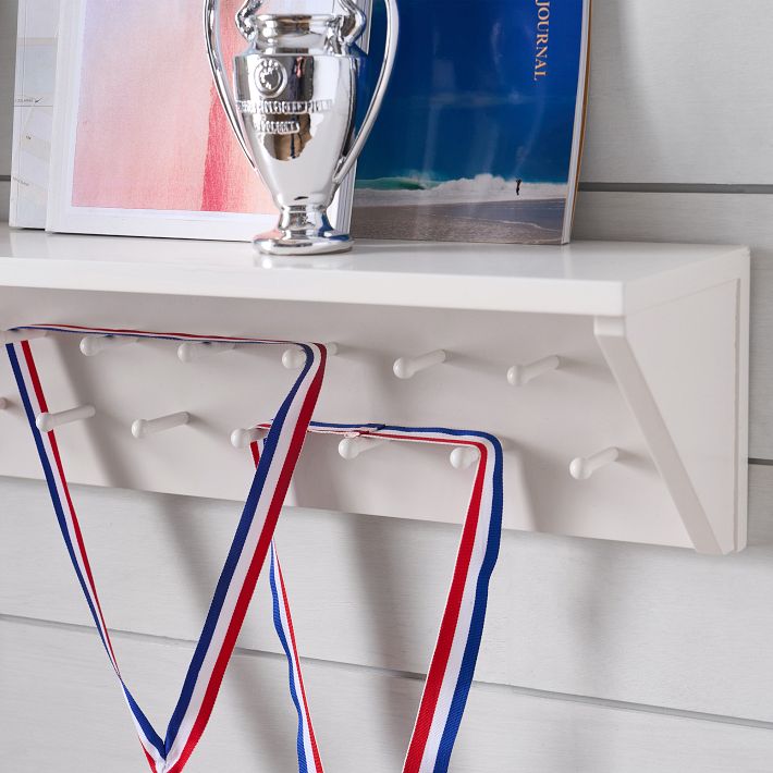 Trophy Award Display Shelf _ outlets WHITE