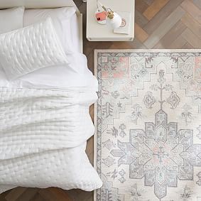Open Box: Alexandra Wool Rug - Grey Multi