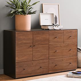 Ezra 5-Drawer Wide Dresser (56w x 19d&quot;)