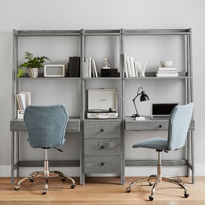 Double shelf desk hotsell