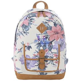 Northfield White Full Bloom Recycled Backpacks