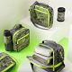 Video 1 for Gear-Up Dot Camo Gray Neon Dual Compartment Lunch Bag
