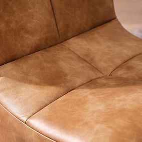 Faux Leather Caramel Mini Gaming Chair