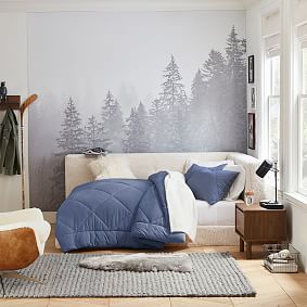 Open Box:  Forest Mural Peel &amp; Stick Wallpaper